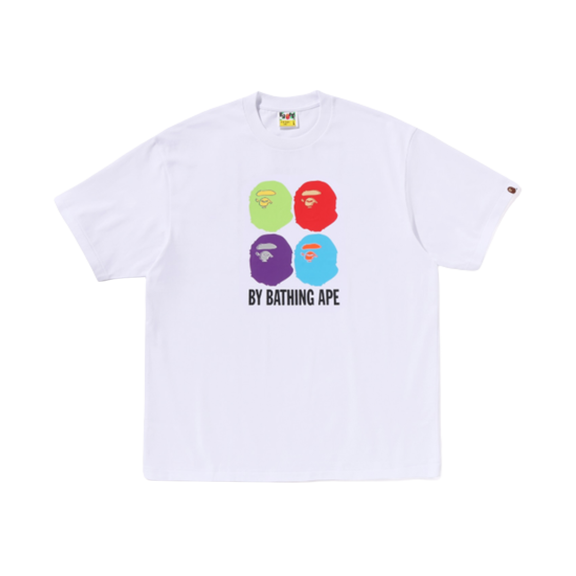 - BAPE Multi Ape Head By Bathing Ape Relaxed Fit T-Shirt White