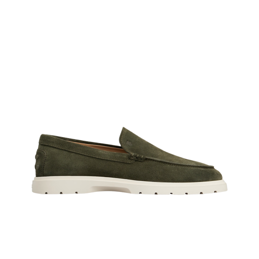 Tod's Slipper Loafers in Suede Green