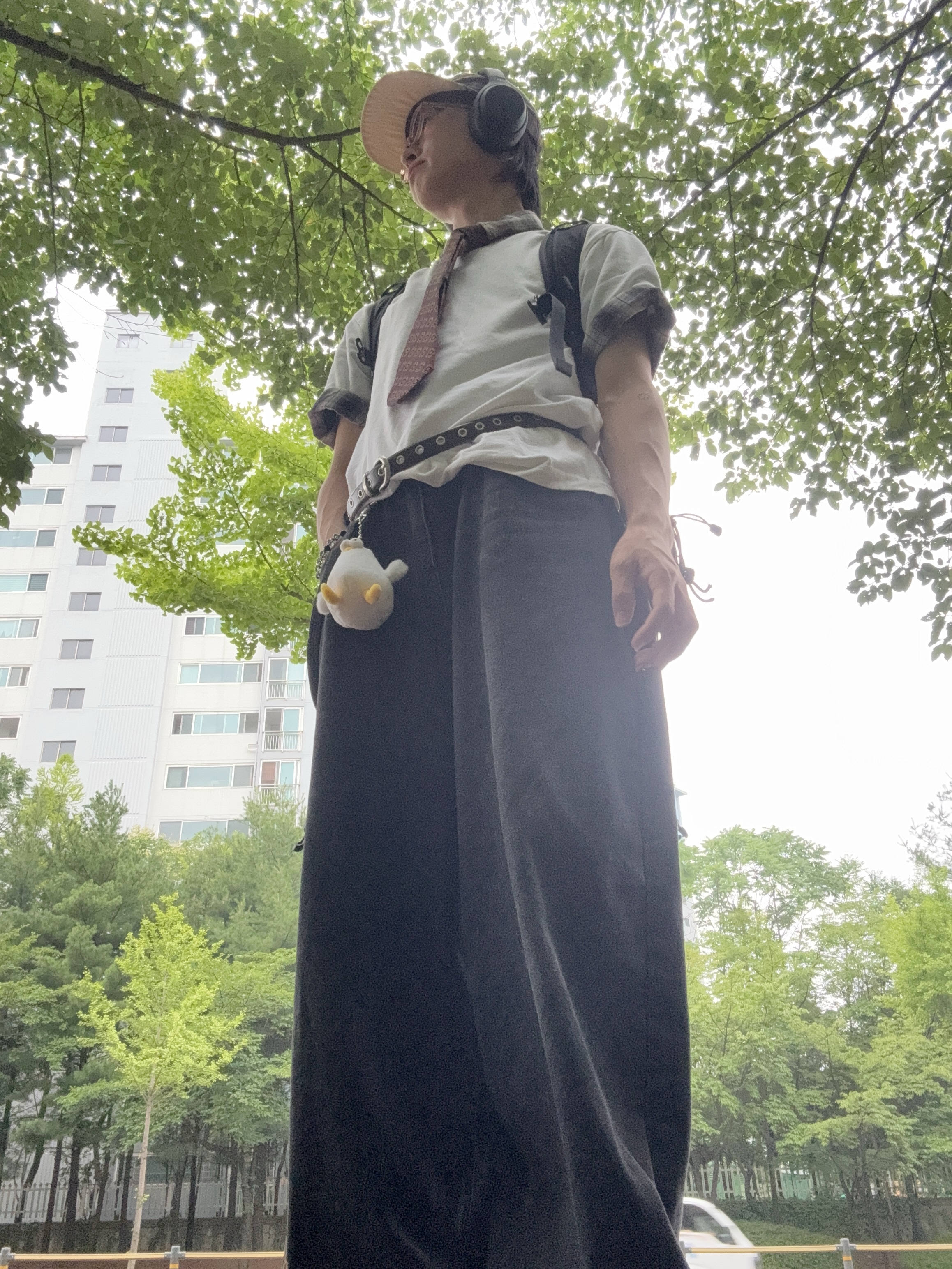 The North Face Big Shot Black 착용 스타일 - 1