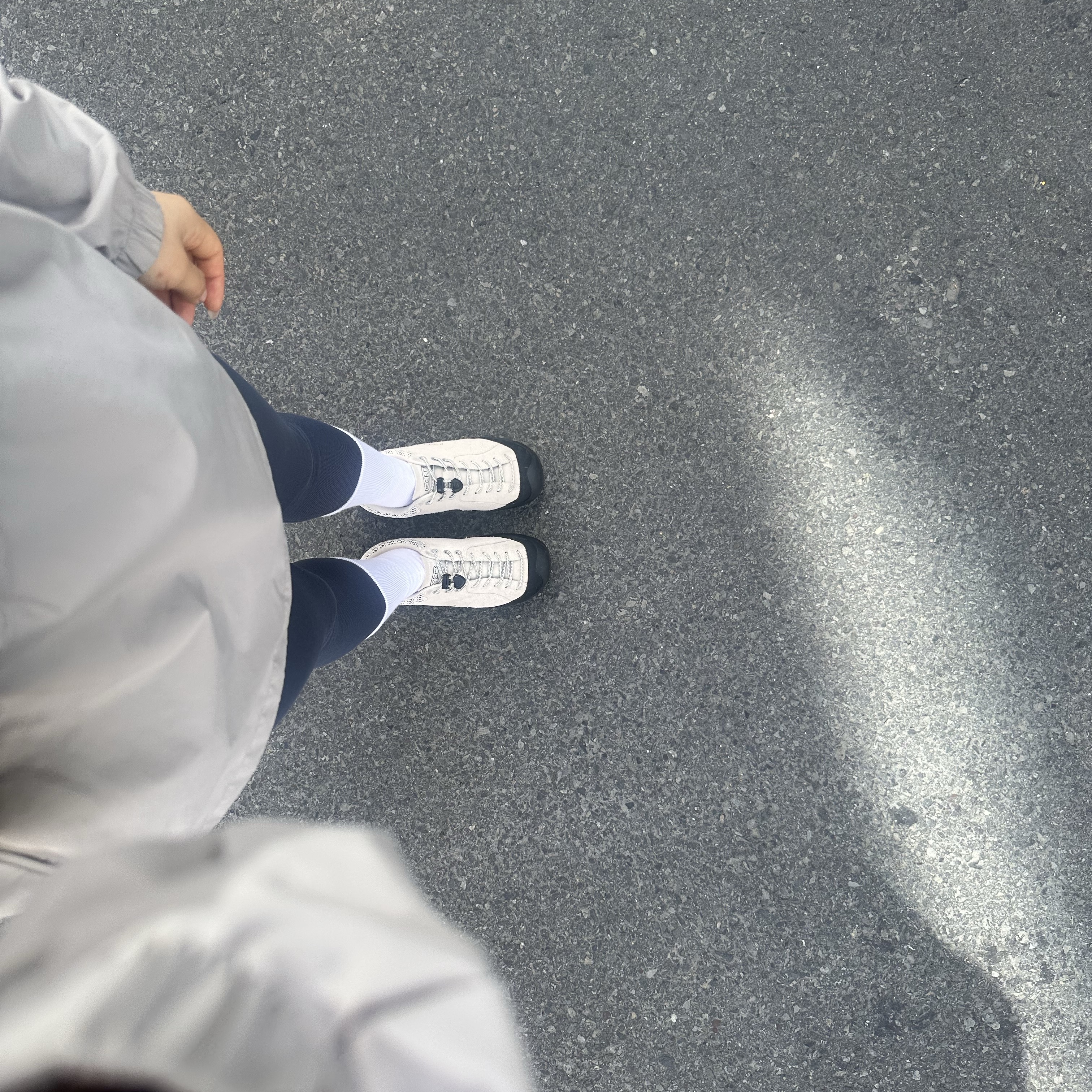 IAB Studio Hoodie Light Gray, Vans Authentic Red 착용 스타일 - 10