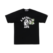 BAPE ABC Resort Camo Pocket College T-Shirt Black