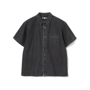 Millo Archive Easy Drop Denim Shirts Black