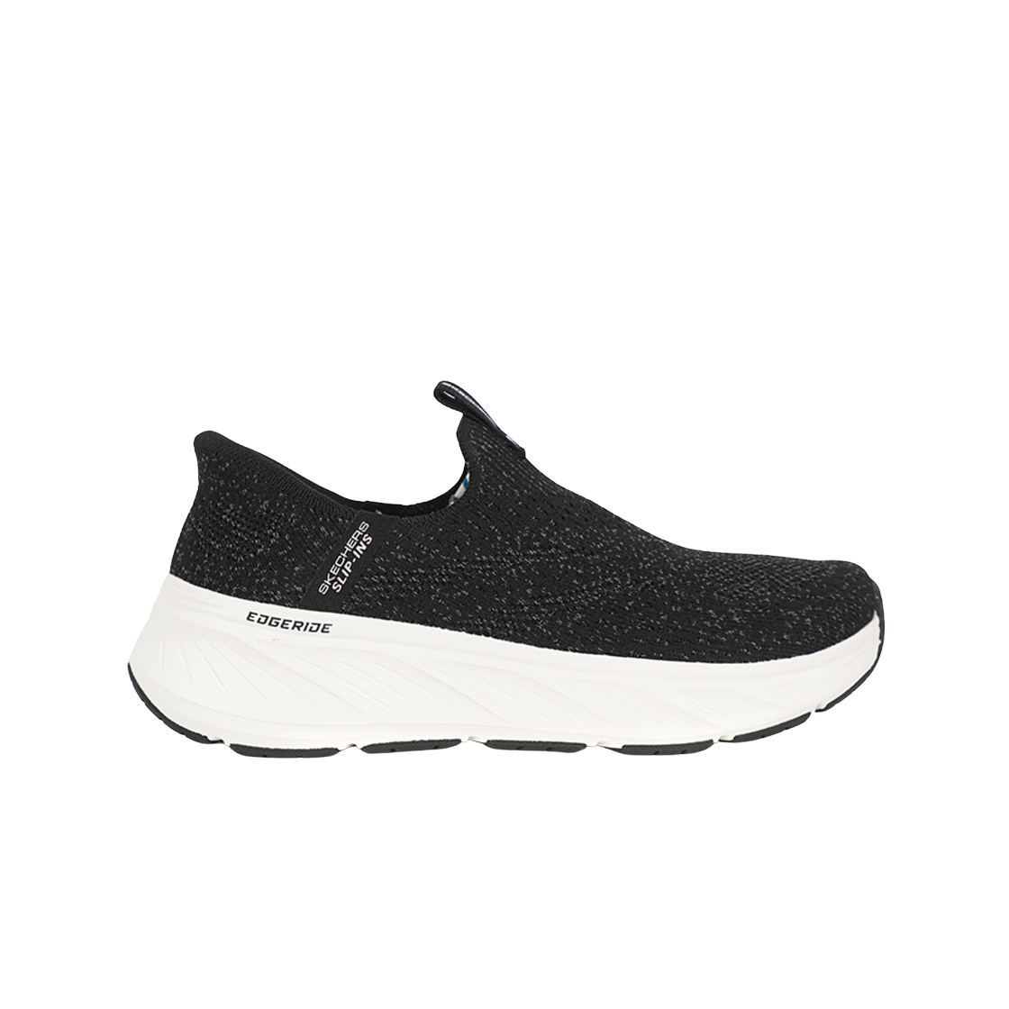 (W) 스케쳐스 엣지라이드 슬립 인스 블랙((W) Skechers Edgeride Slip Ins Black)