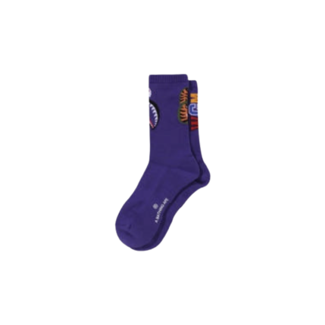 - BAPE Shark Socks Purple