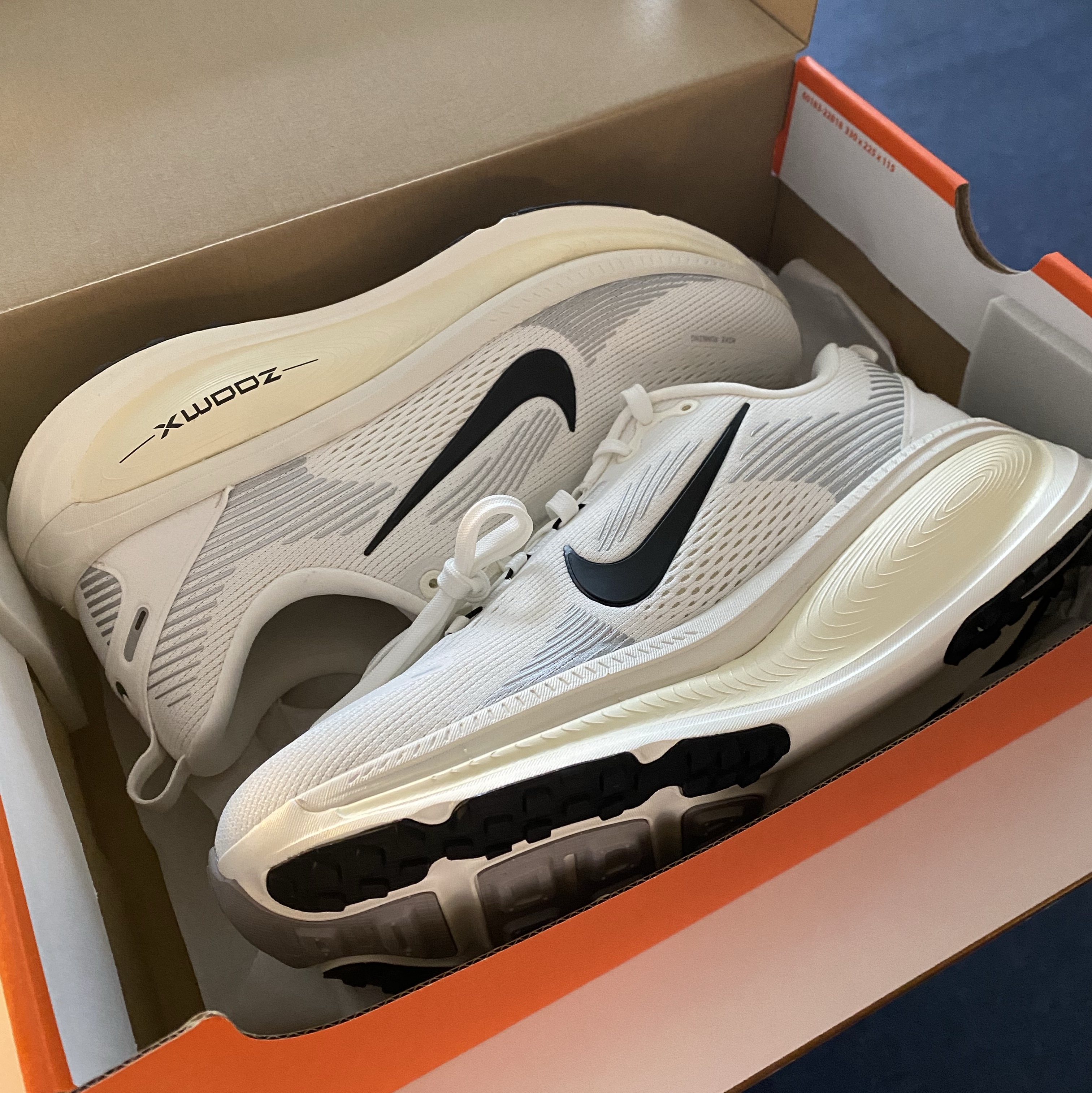Nike Vomero 18 Summit White Coconut Milk 착용 스타일 - 1
