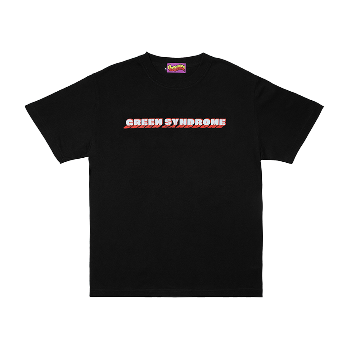 GS25TS024BK Green Syndrome Block Tee Black