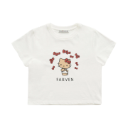 Farven x Tanning Hello Kitty Ribbon T-Shirt White