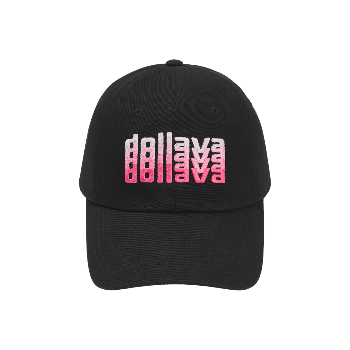 돌라바 그라데이션 캡 블랙