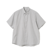 Millo Archive Wade Pattern Half Shirts Cloud Gray