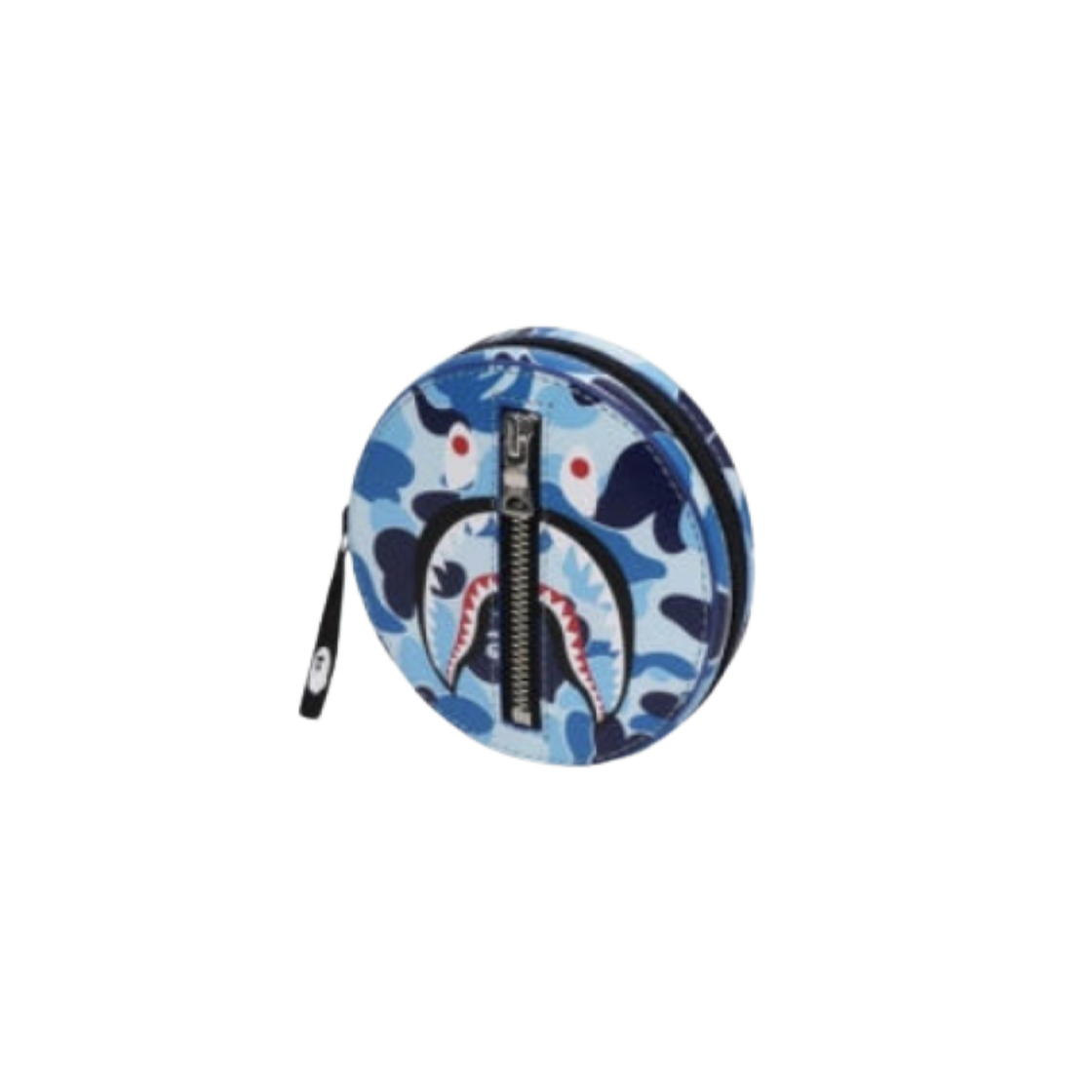 베이프 ABC 카모 샤크 코인 케이스 블루(BAPE ABC Camo Shark Coin Case Blue)