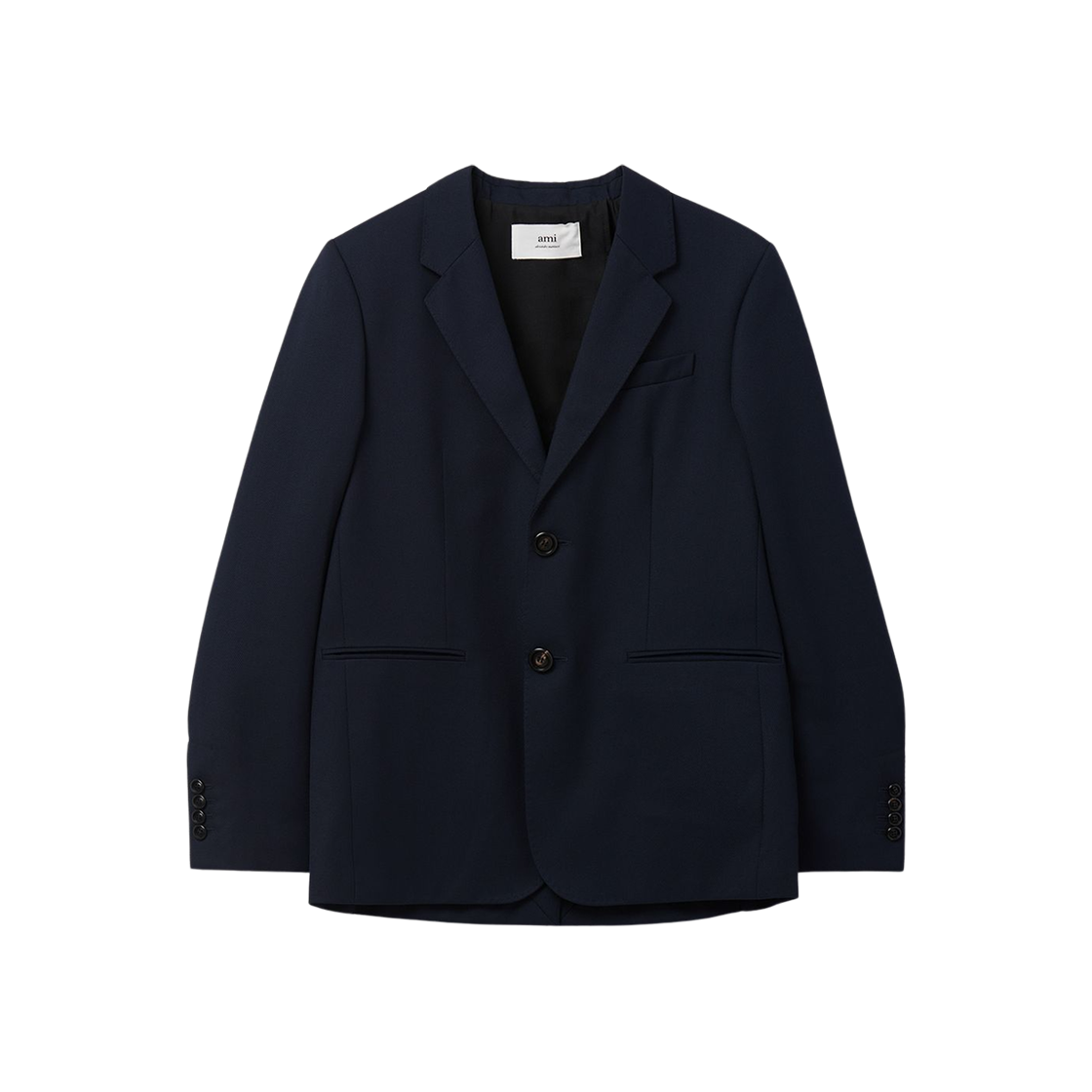 아미 싱글 브레스티드 자켓 노틱 블루(AMI Single Breasted Jacket Nautic Blue)