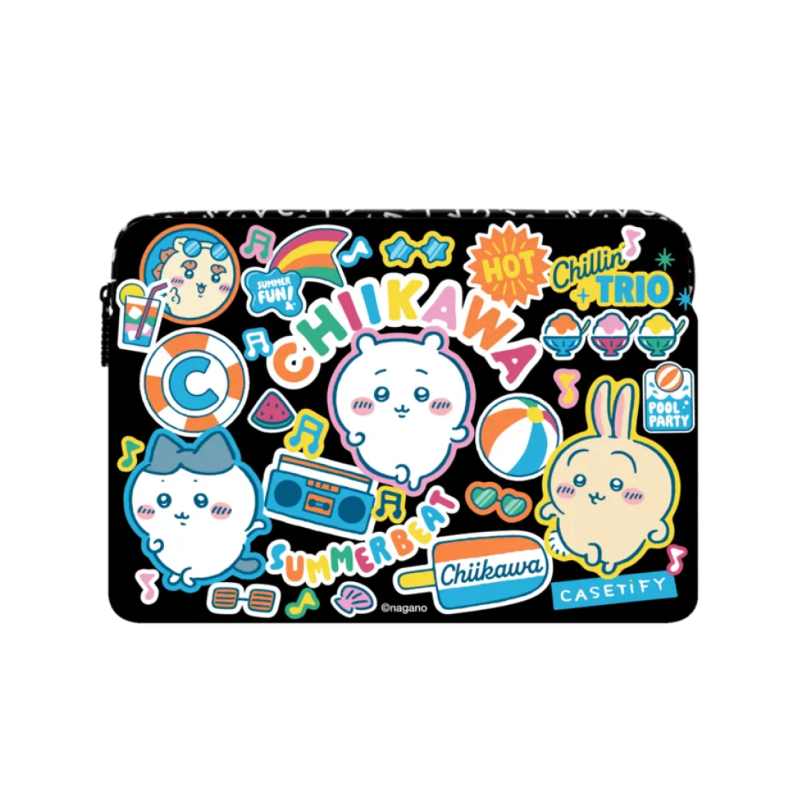케이스티파이 x 치이카와 썸머 파티 임팩트 맥북 슬리브(Casetify x Chiikawa Summer Party Impact MacBook Sleeve)