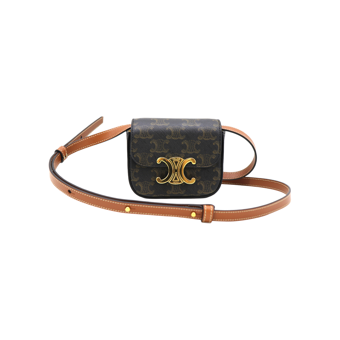 ITOQPTLM4MKJ Celine Claude Mini Triomphe Crossbody Bag