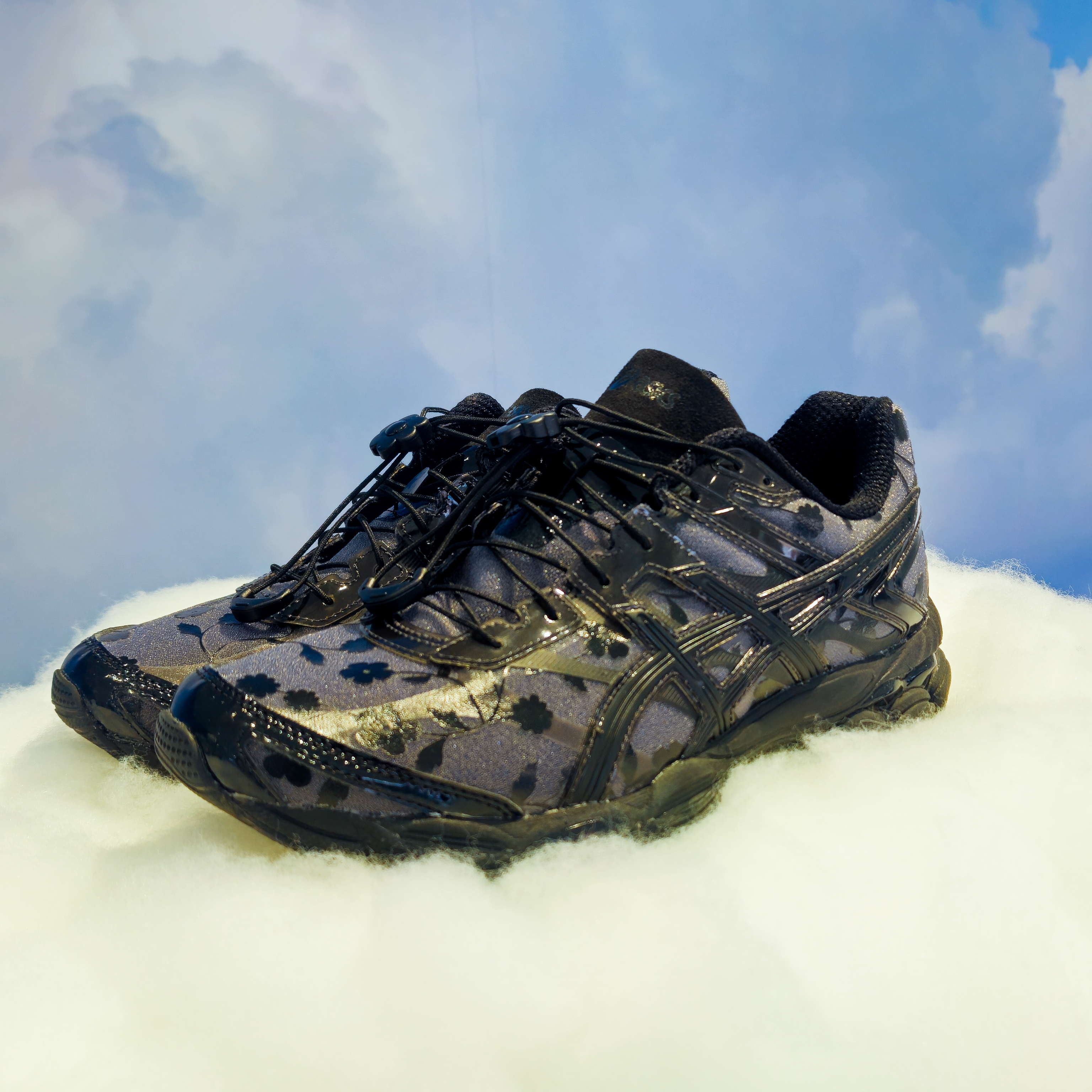 Asics x Cecilie Bahnsen Gel-Cumulus 16 Black, Asics x Cecilie Bahnsen Gel-Cumulus 16 Gray 착용 스타일 - 2