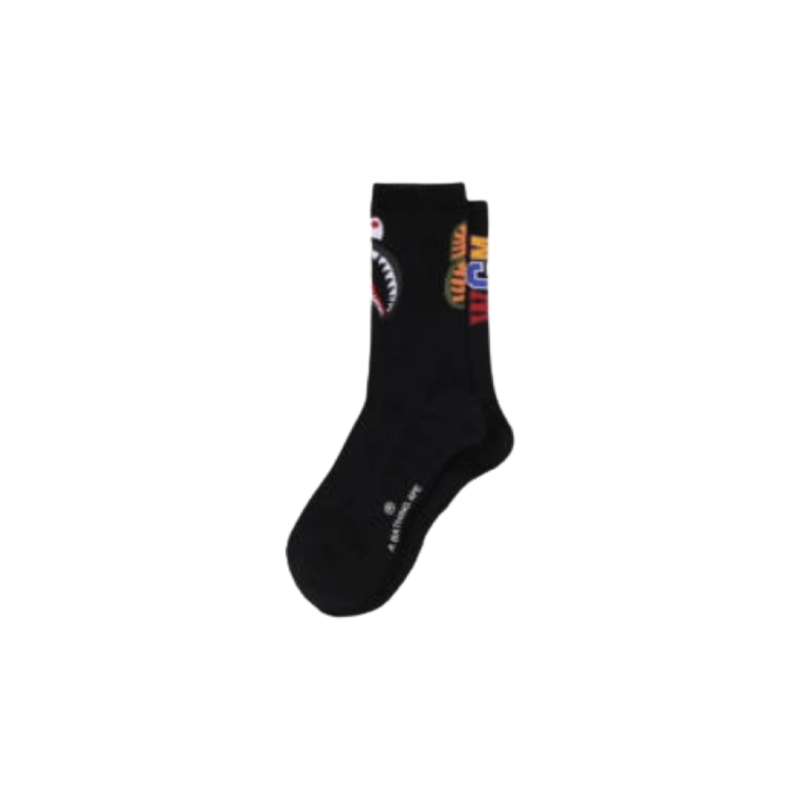 - BAPE Shark Socks Black