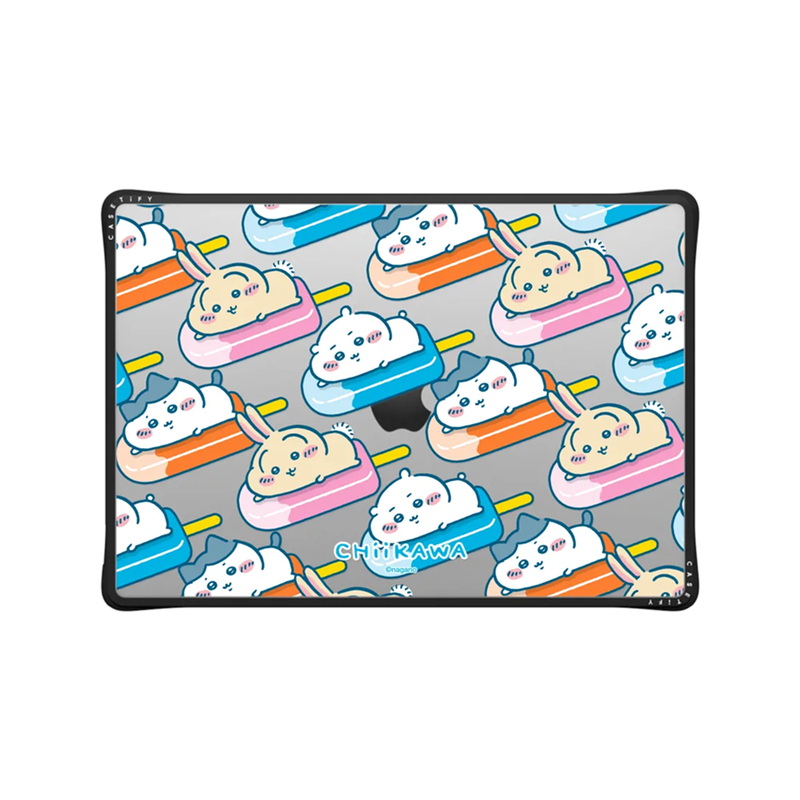 케이스티파이 x 치이카와 칠린' 트리오 아이스 팝 임팩트 맥북 케이스(Casetify x Chiikawa Chillin' Trio Ice Pop Impact MacBook Case)