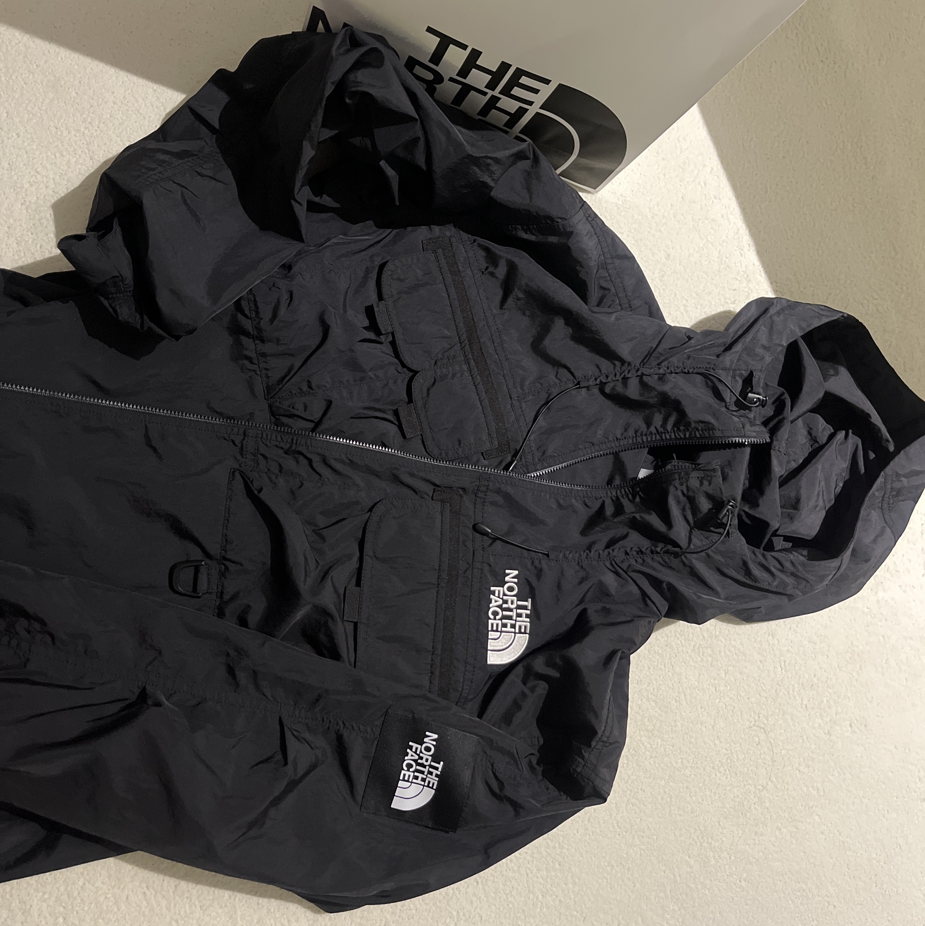 The North Face White Label Sheldon Jacket Black 착용 스타일