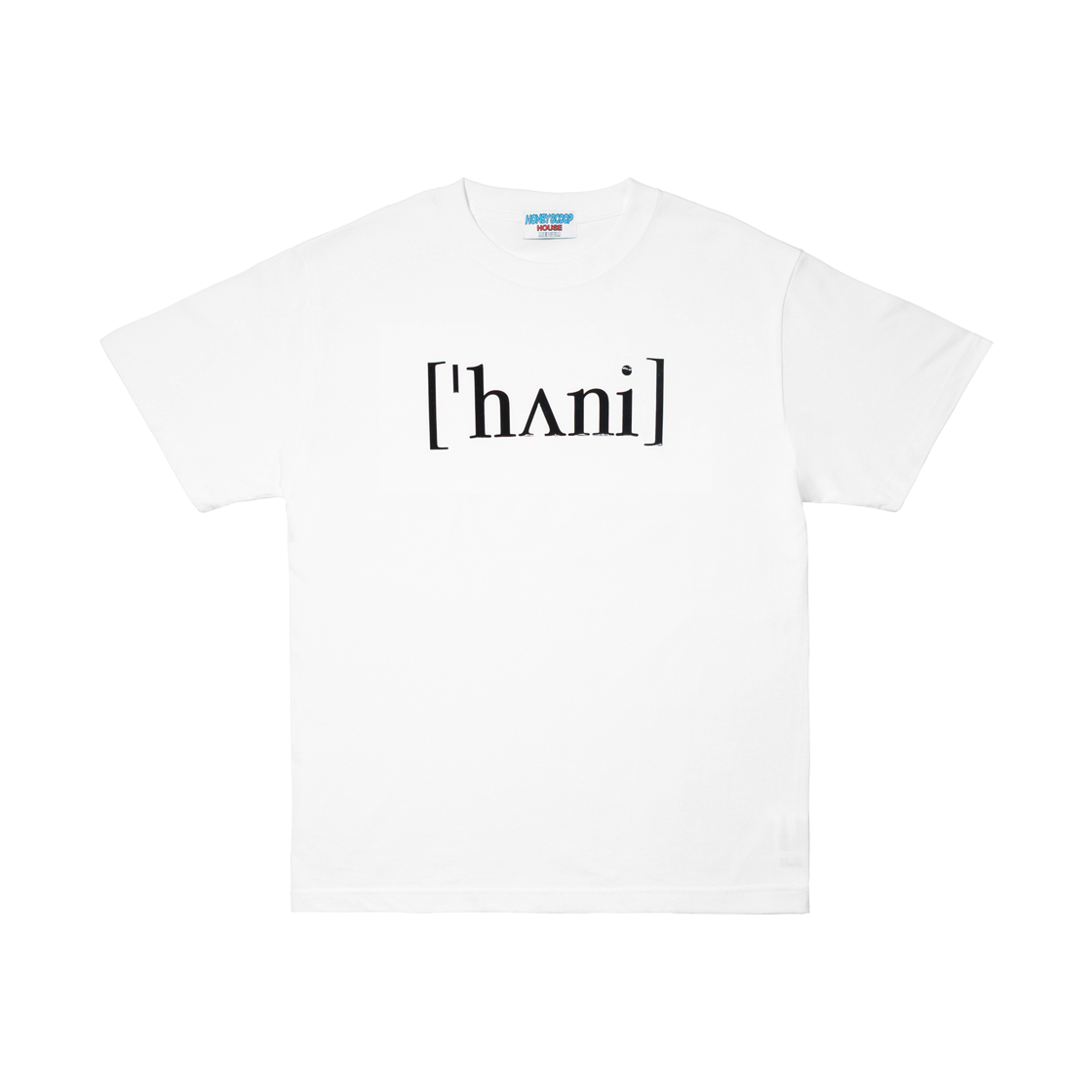허니스쿱하우스 허니 포네틱 티 화이트(Honey Scoop House Honey Phonetic Tee White)