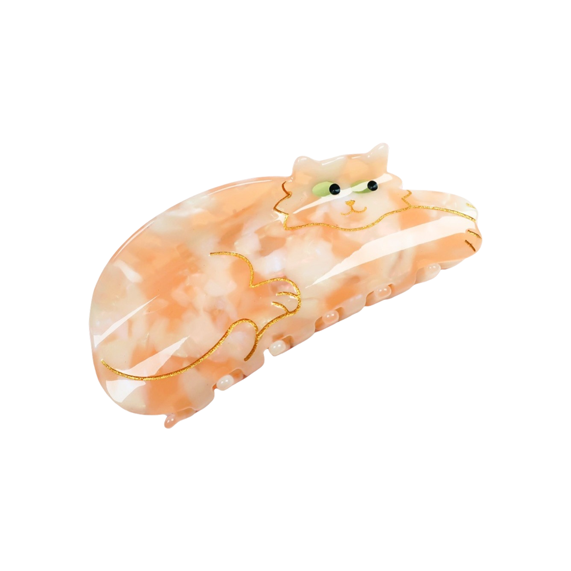 쿠쿠수제뜨 치즈 고양이 헤어집게핀(Coucou Suzette Ginger Cat Hairclaw)