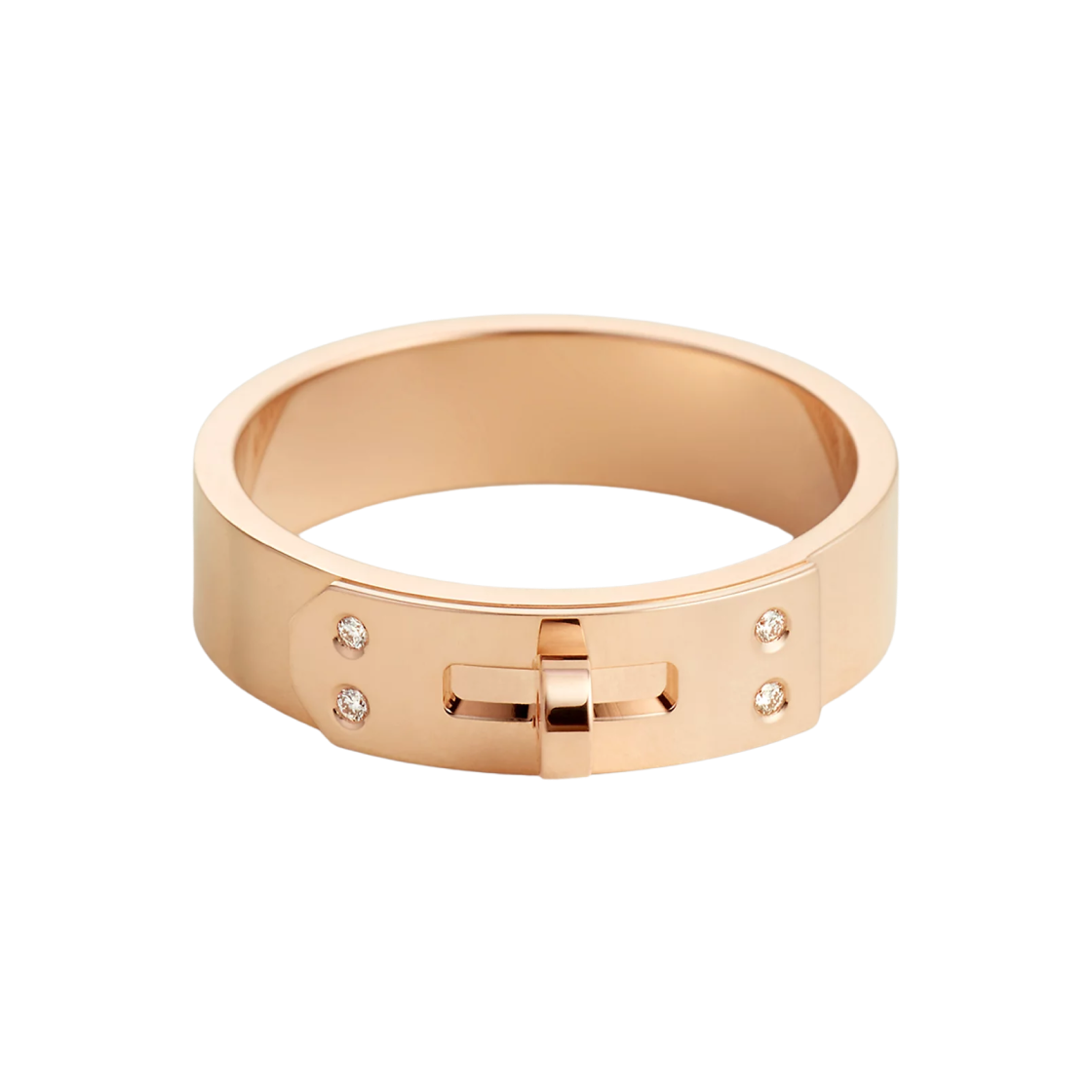 (W) 에르메스 스몰 켈리 링 로즈 골드((W) Hermes Small Kelly Ring Rose Gold) - 1