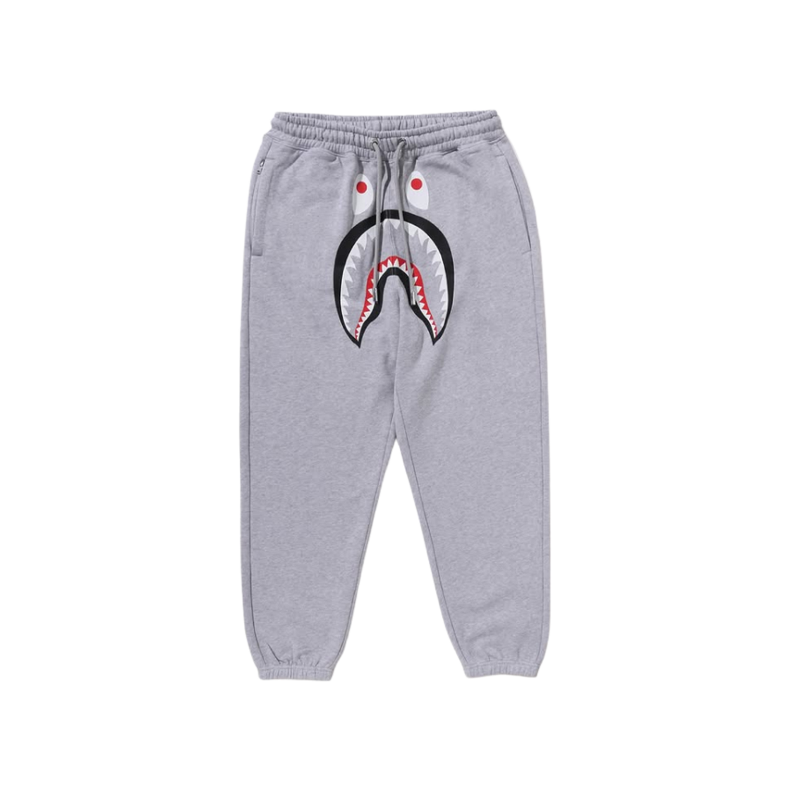 베이프 샤크 릴렉스드 핏 스웨트 팬츠 그레이(BAPE Shark Relaxed Fit Sweat Pants Gray)