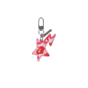 BAPE ABC Camo Sta Keychain Pink
