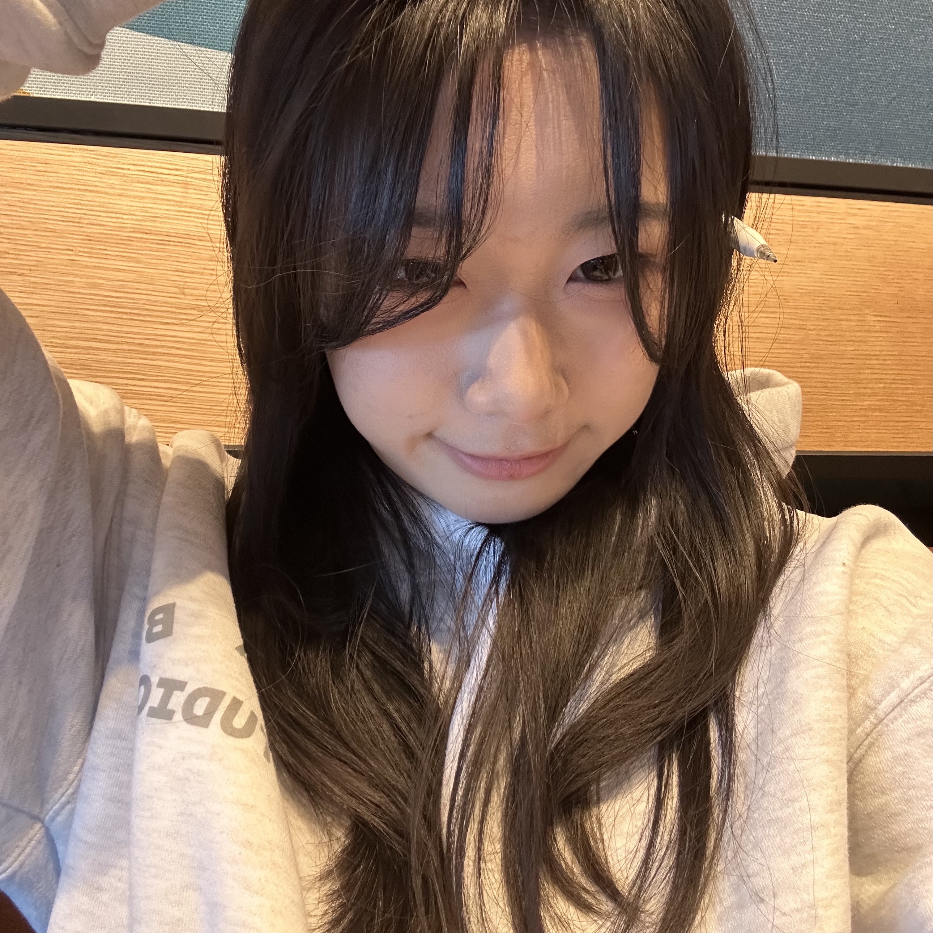 IAB Studio Hoodie Light Gray, Vans Authentic Red 착용 스타일 - 1