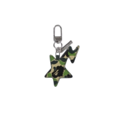 BAPE ABC Camo Sta Keychain Green