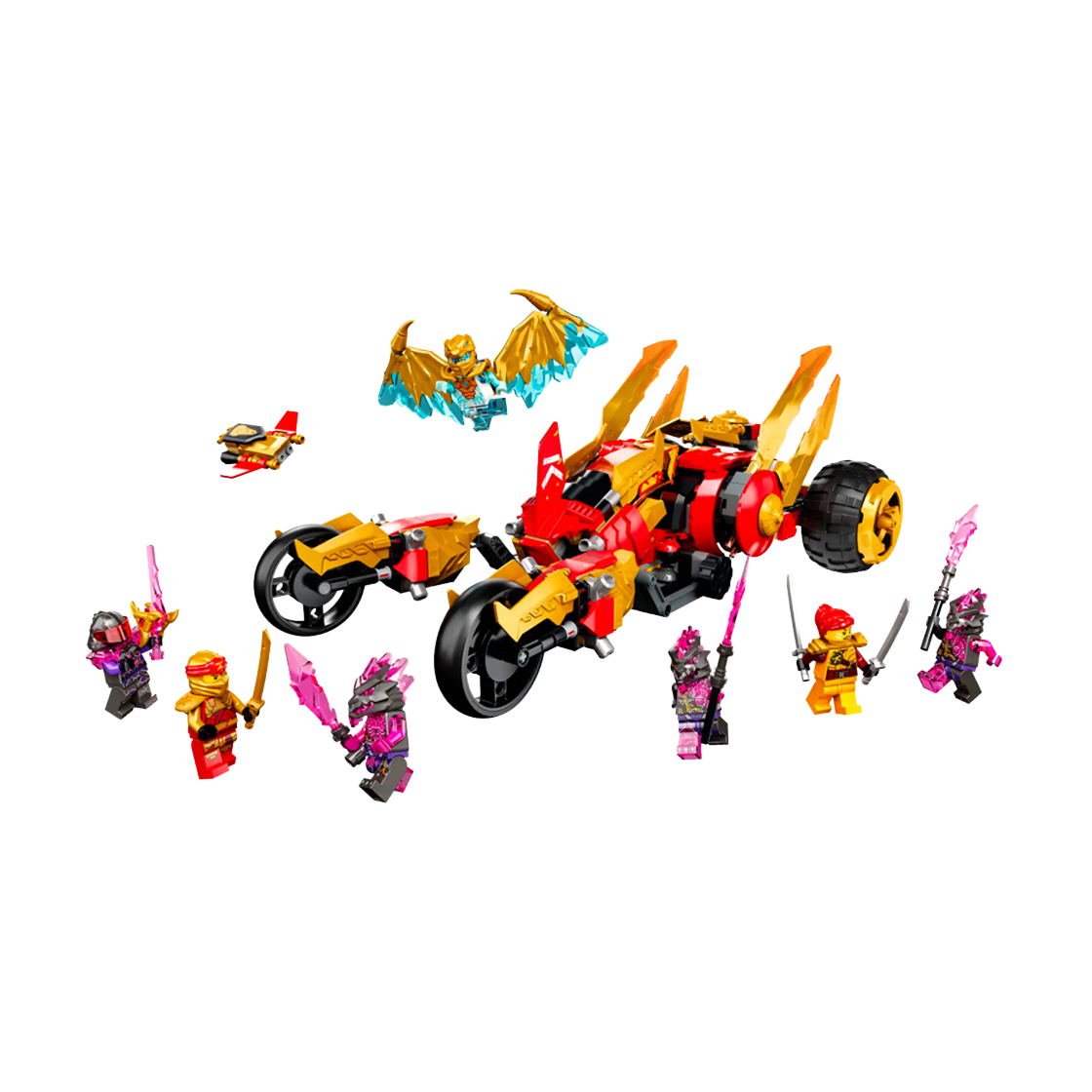 레고 닌자고 카이의 골든 드래곤 라이더(Lego Ninjago Kai’s Gold Dragon Raider)