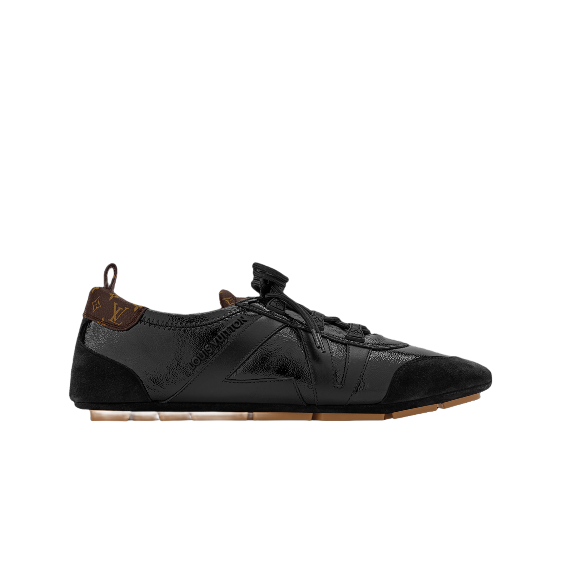 (W) 루이비통 LV 스니커리나 블랙((W) Louis Vuitton LV Sneakerina Black) - 1