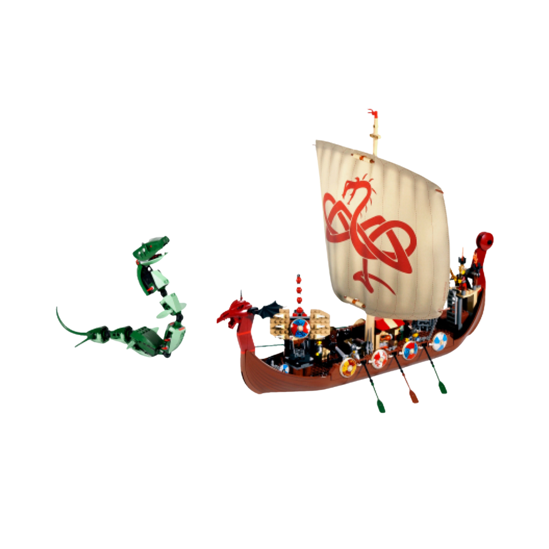 레고 바이킹 배틀쉽(Lego Viking Ship Challenges the Midgard Serpent) - 1