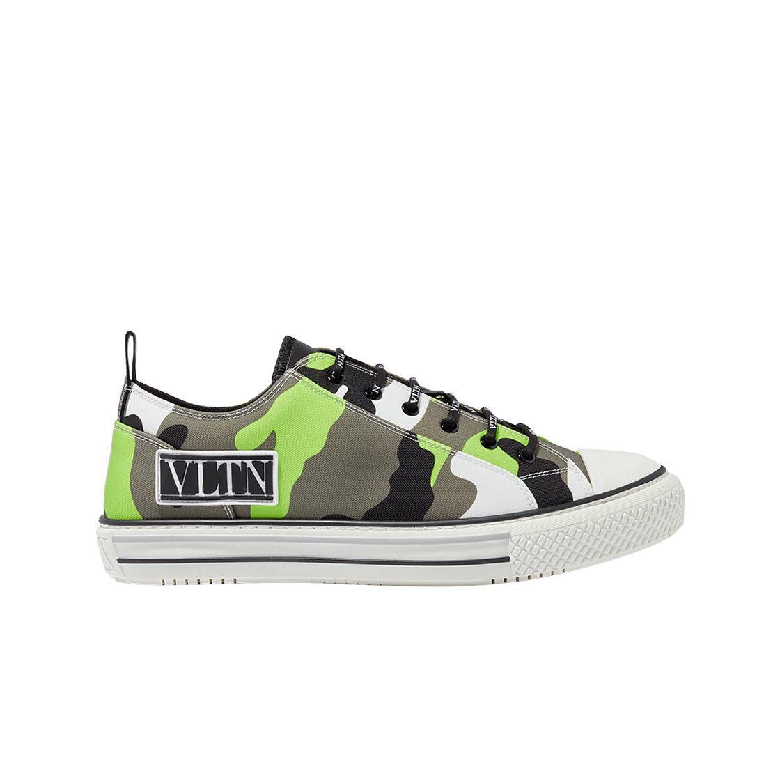 S0D57USGEJ6 Valentino Camouflage Low-Top Sneakers Green