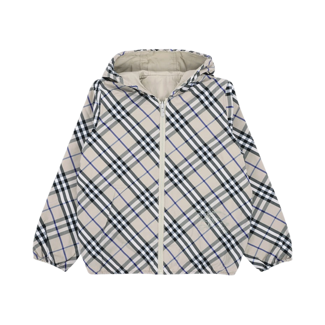 (키즈) 버버리 리버시블 체크 후드 자켓 리첸((Kids) Burberry Reversible Check Hooded Jacket Lichen)