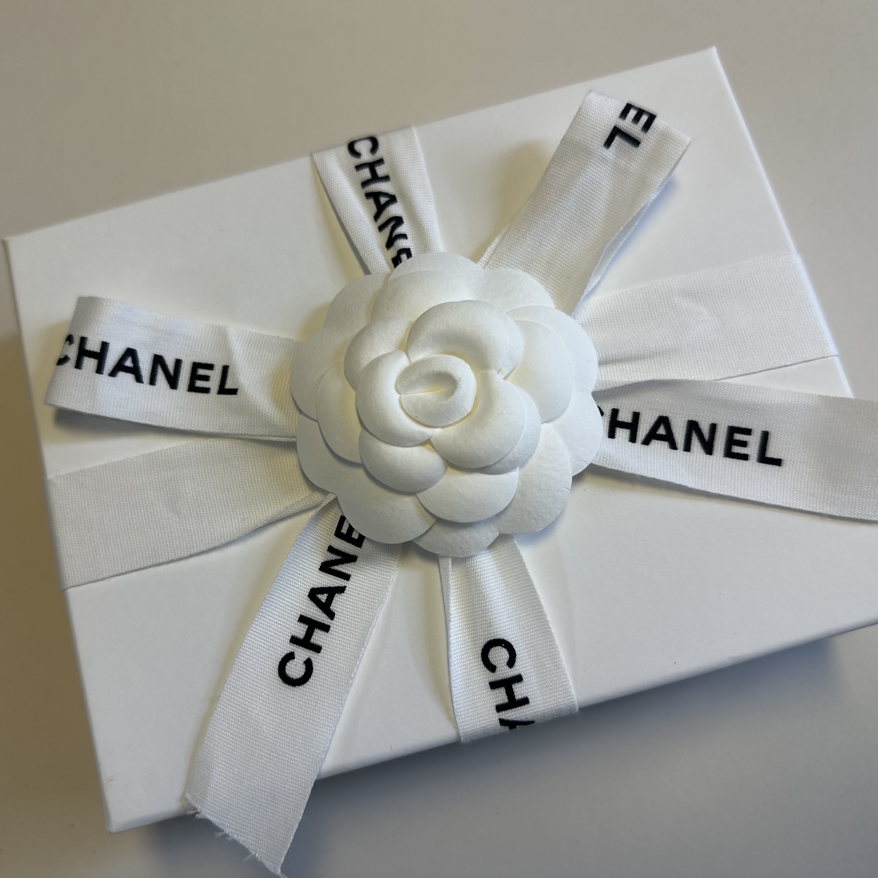 Chanel Classic Card Holder Grained Calfskin & Silver Black 착용 스타일 - 1