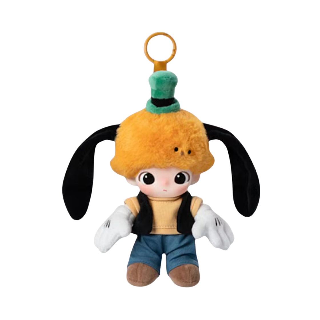 팝마트 디무 월드 x 디즈니 시리즈 인형 키링 구피의 장난 (개봉 박스)(Pop Mart Pop Mart Dimoo World x Disney Series Plush Keyring Goofy's Prank (Opened Case))