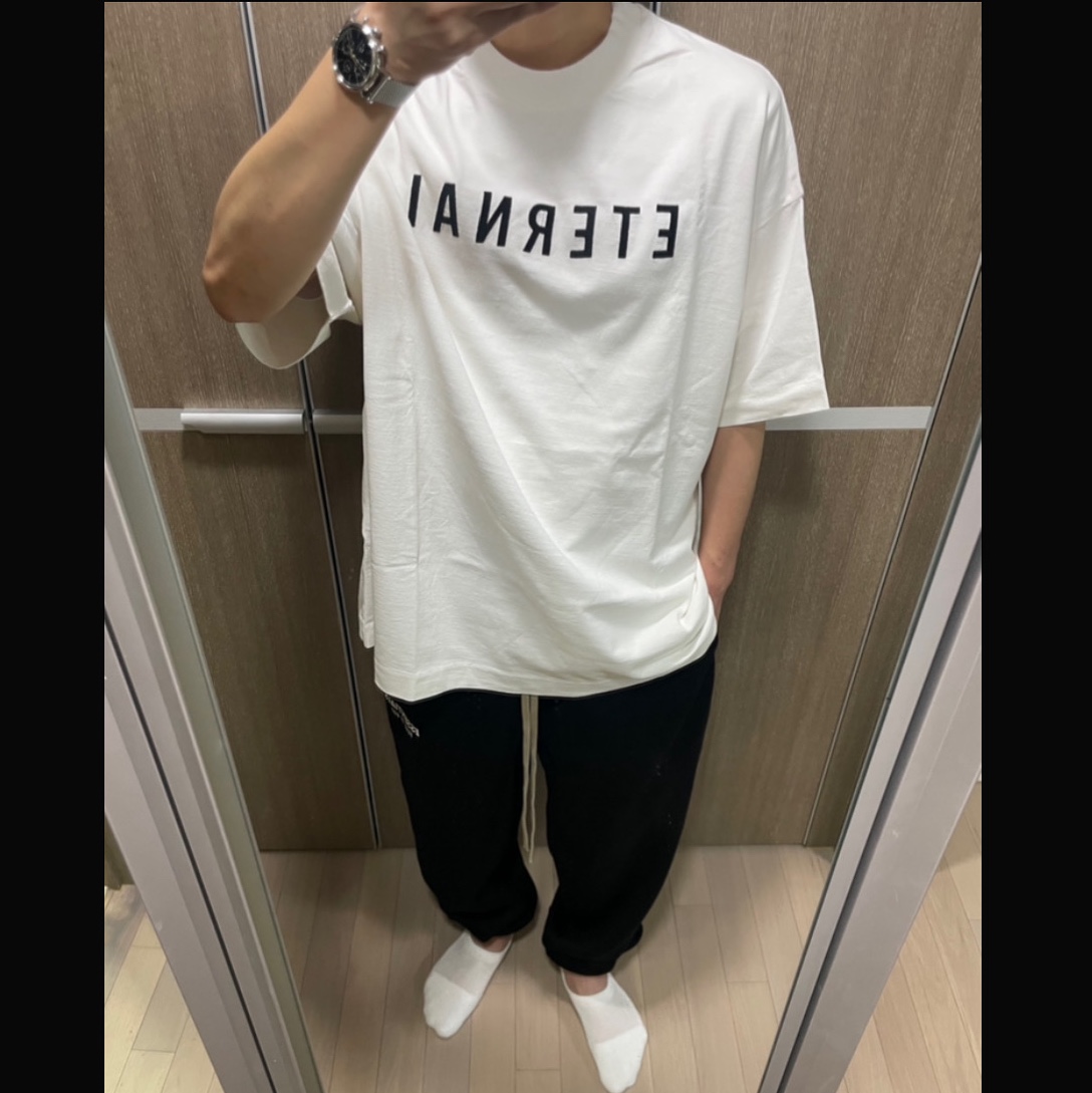 Essentials Fleece Essential Sweatpant Black - 24FW 착용 스타일
