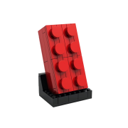 Lego Buildable 2x4 Red Brick