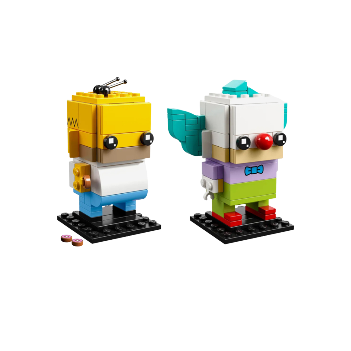 레고 브릭헤즈 호머 심슨과 광대 크러스티(Lego Brickheadz Homer Simpson & Krusty the Clown) - 1