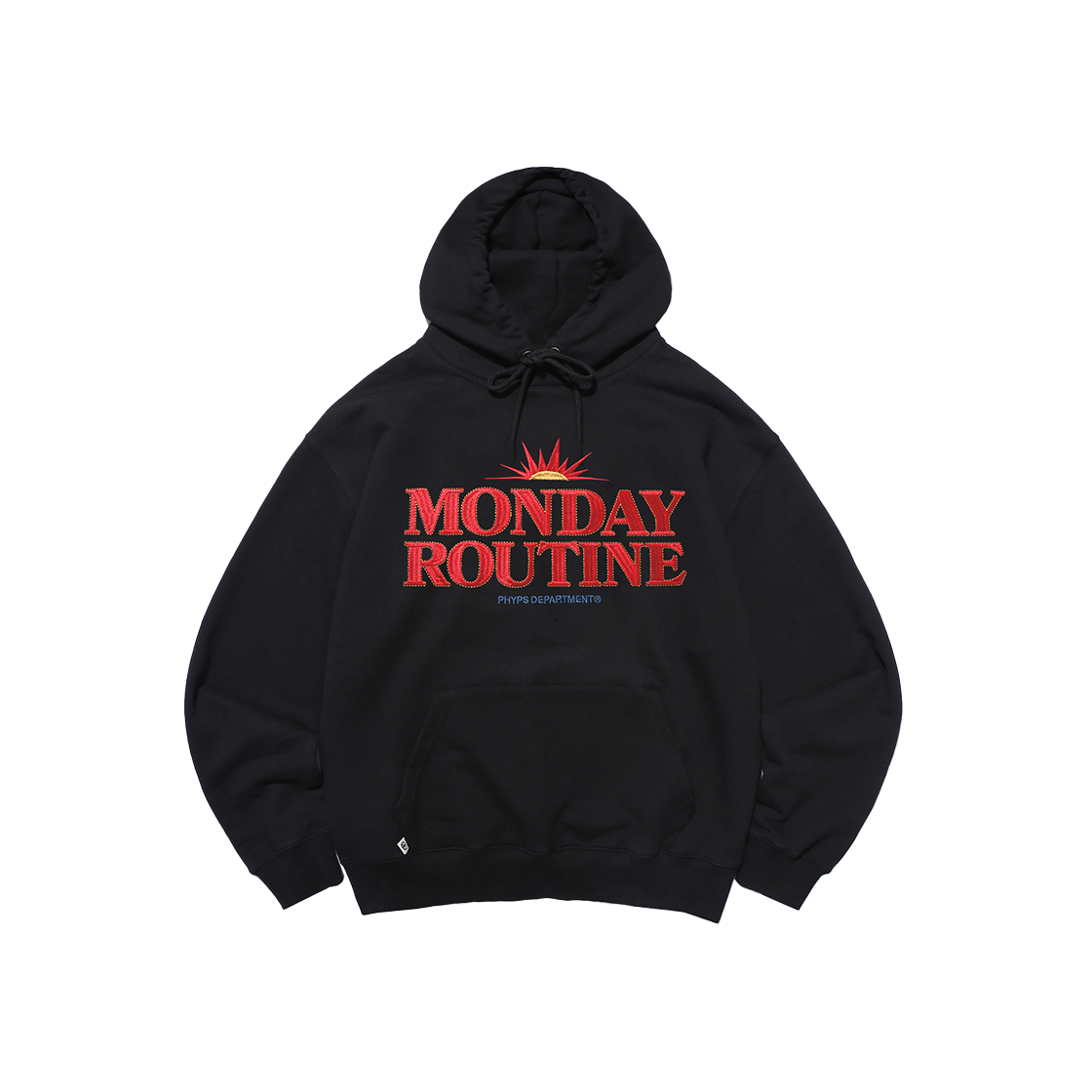 ★Phyps Department★ Scatter Startail Hooded Oatmeal PES1HD3 SCATTER STAR TAIL HOODIE DYING BLACK - PHYPS HOME