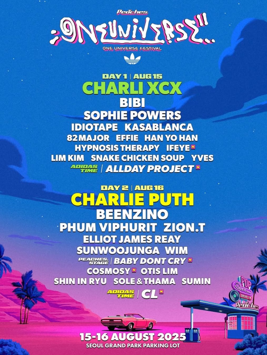 ONE UNIVERSE FESTIVAL 2025 Pre-sale Ticket (2 DAY PASS -  8/15~16) 착용 스타일 - 5