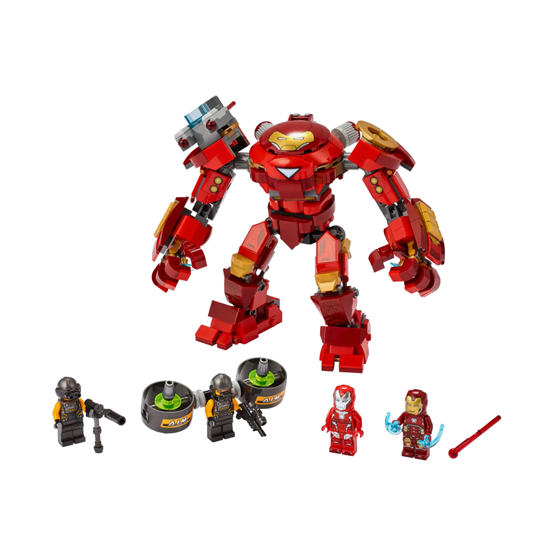 76164 Lego Marvel Iron Man Hulkbuster versus A.I.M. Agent