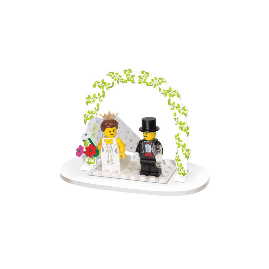 레고 미니피규어 웨딩 세트(Lego Minifigure Wedding Favour Set)