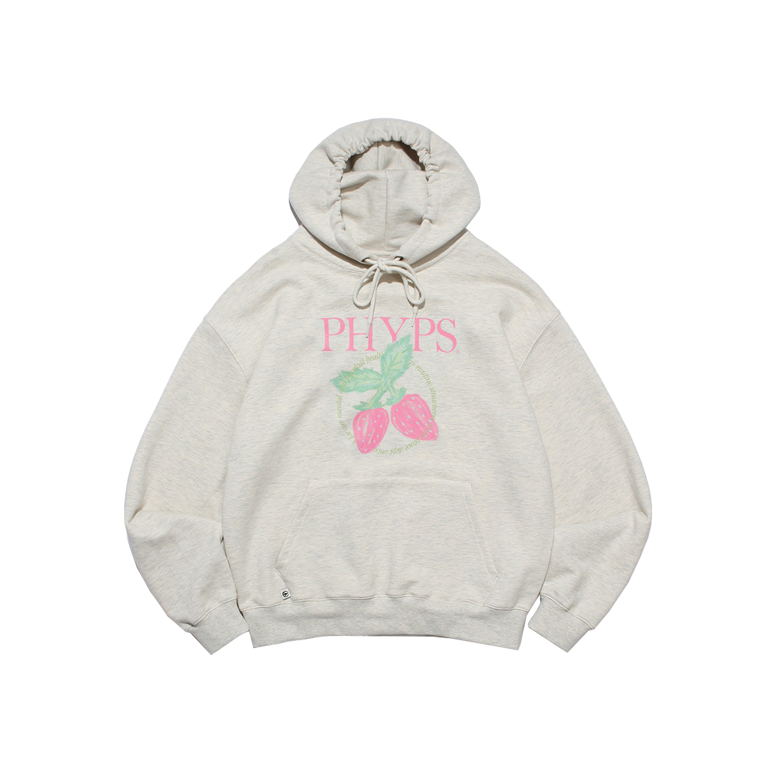 PEF1HD301SOT Phyps Dept Strawberry Hoodie Oatmeal