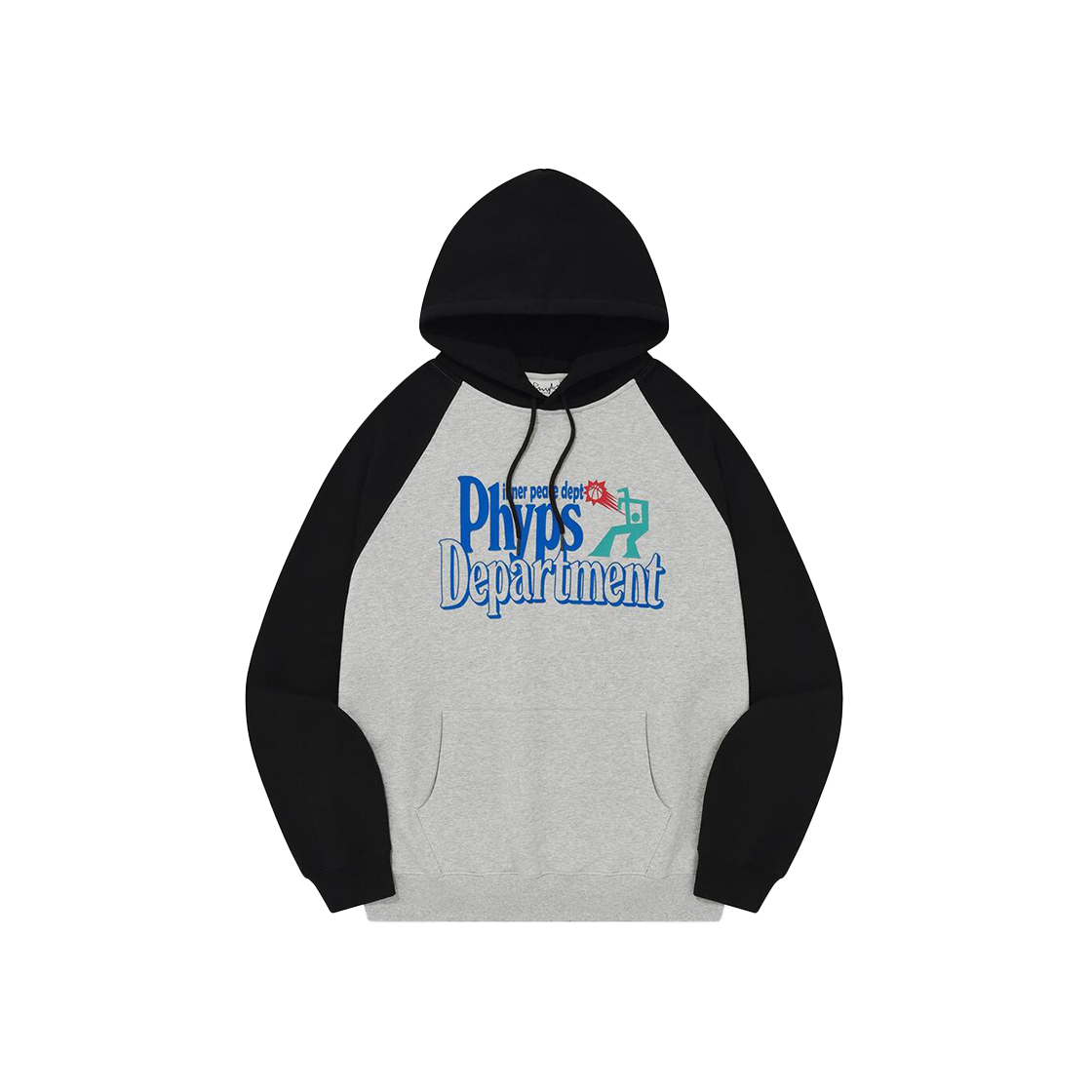 PES1HD313ABK Phyps Dept Basketball Shot Ragrun Hoodie Grey/Black