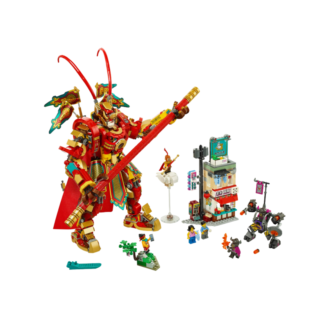 레고 몽키 키드 몽키 킹의 워리어 로봇(Lego Monkie Kid Monkey King Warrior Mech)