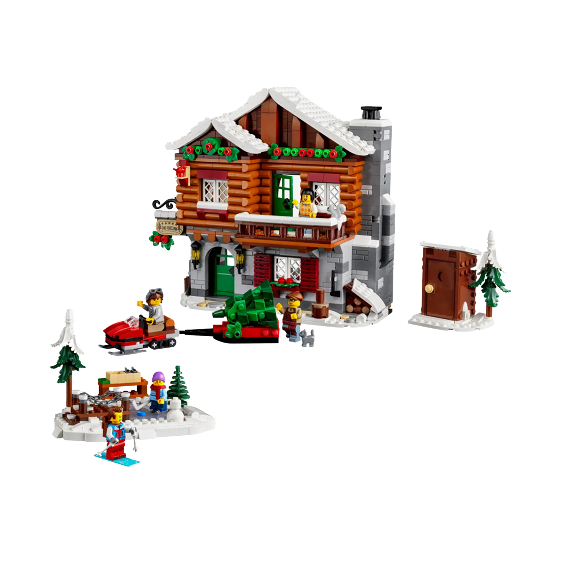 레고 눈 덮인 산장