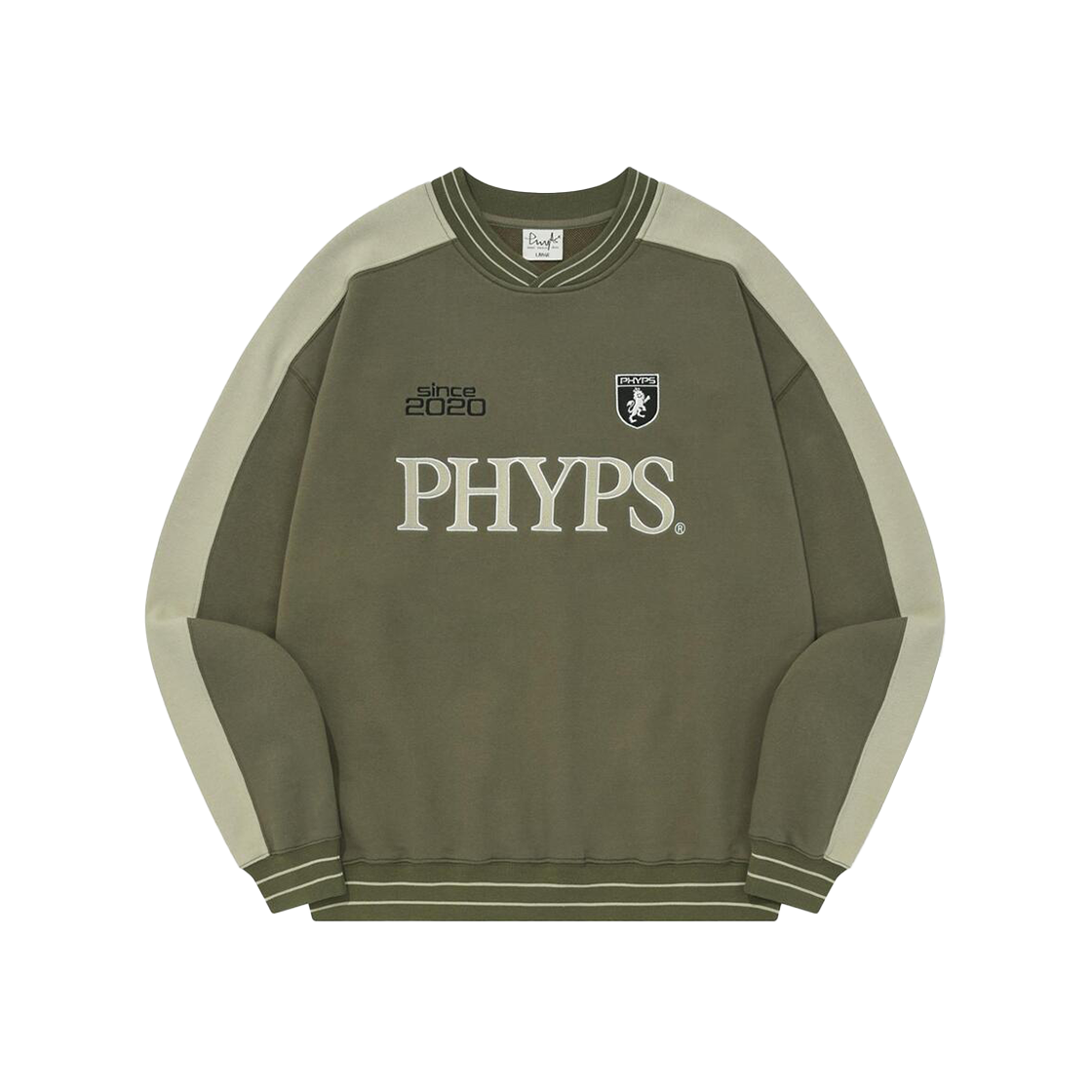 PES1CR315AKH Phyps Dept Soccer Sweat Shirt Khaki/Green Beige