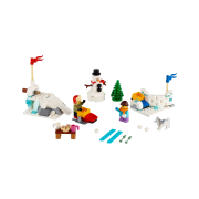 Lego Winter Snowball Fight