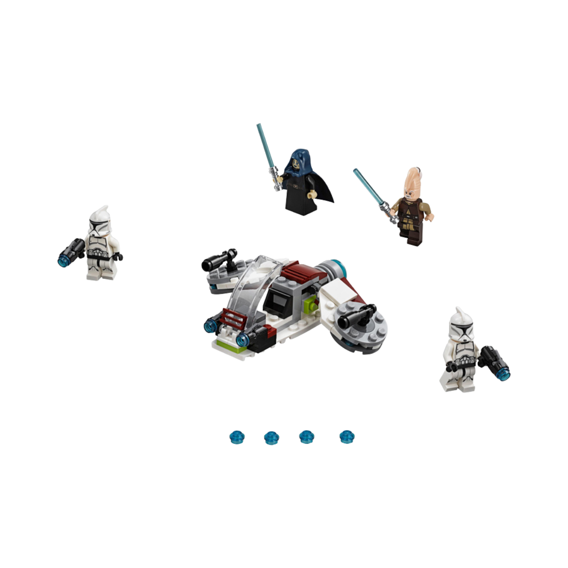 레고 스타워즈 스타워즈 제다이와 클론 트루퍼 배틀 팩(Lego Star Wars Jedi and Clone Troopers Battle Pack) - 1