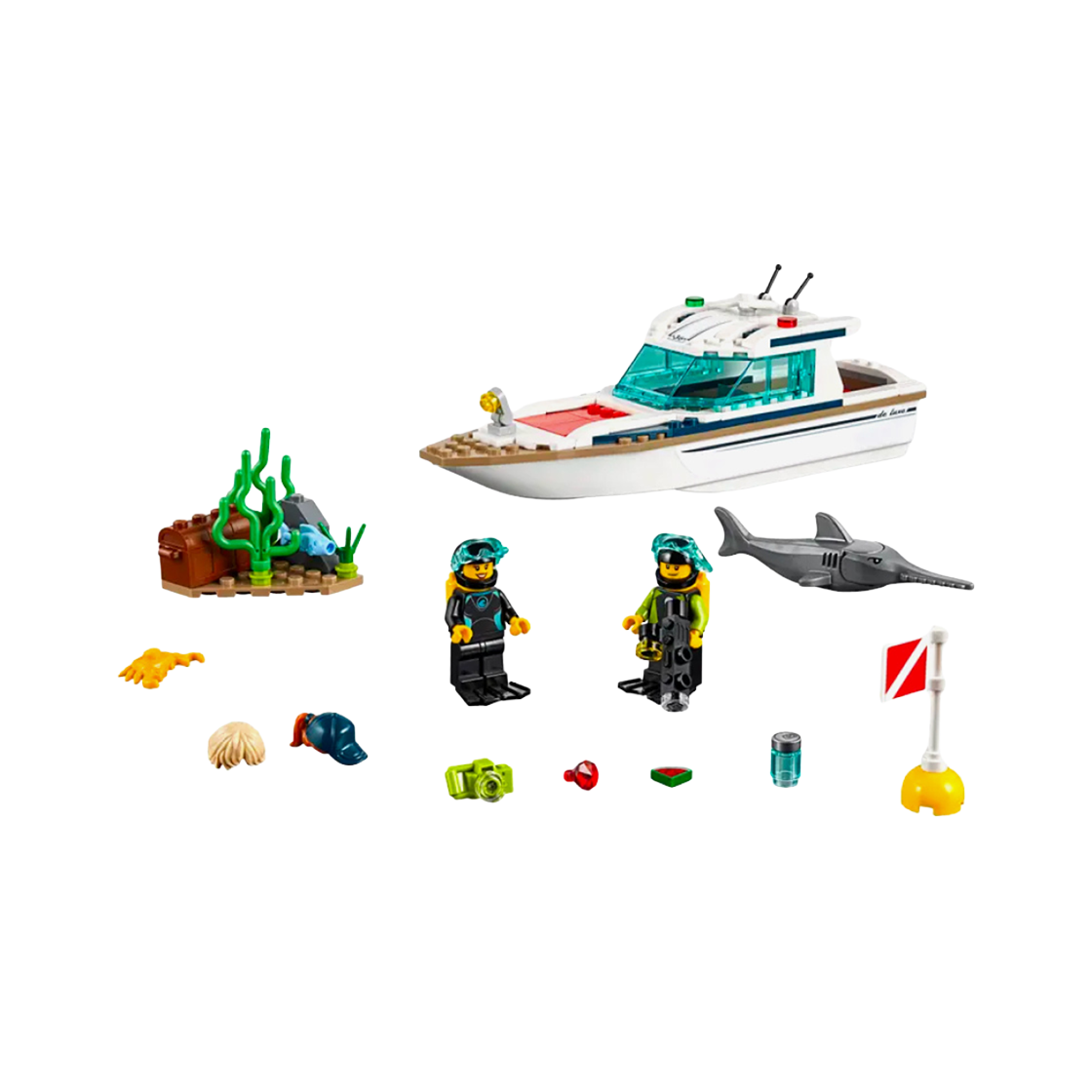 60221 Lego City Diving Yacht